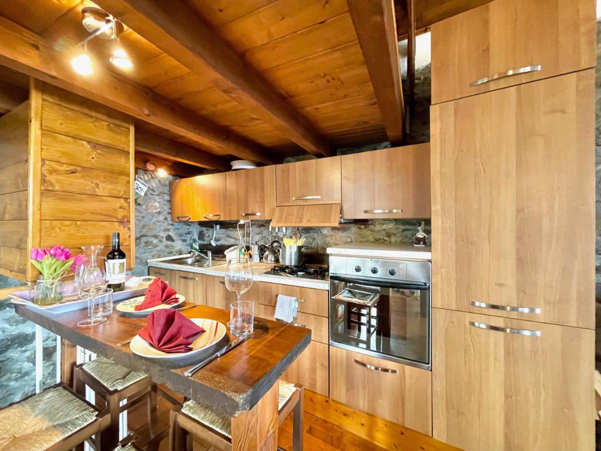 Casa Brenzio Rustico Villa Consiglio di Rumo Bagian luar foto